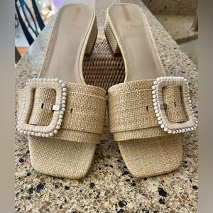 Sam Edelman Deacon Beaded Raffia Slide
